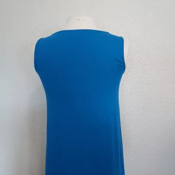 J. Jill Wearever Collection Royal Blue Sleeveless Dress Size XSP - Picture 9 of 10